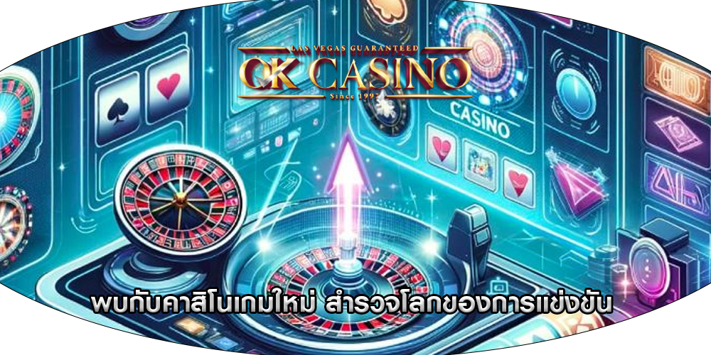 พบกับคาสิโนเกมใหม่ สำรวจโลกของการแข่งขัน