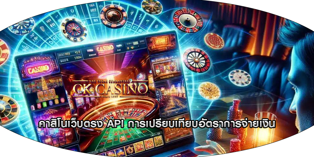 คาสิโนเว็บตรง API การเปรียบเทียบอัตราการจ่ายเงิน