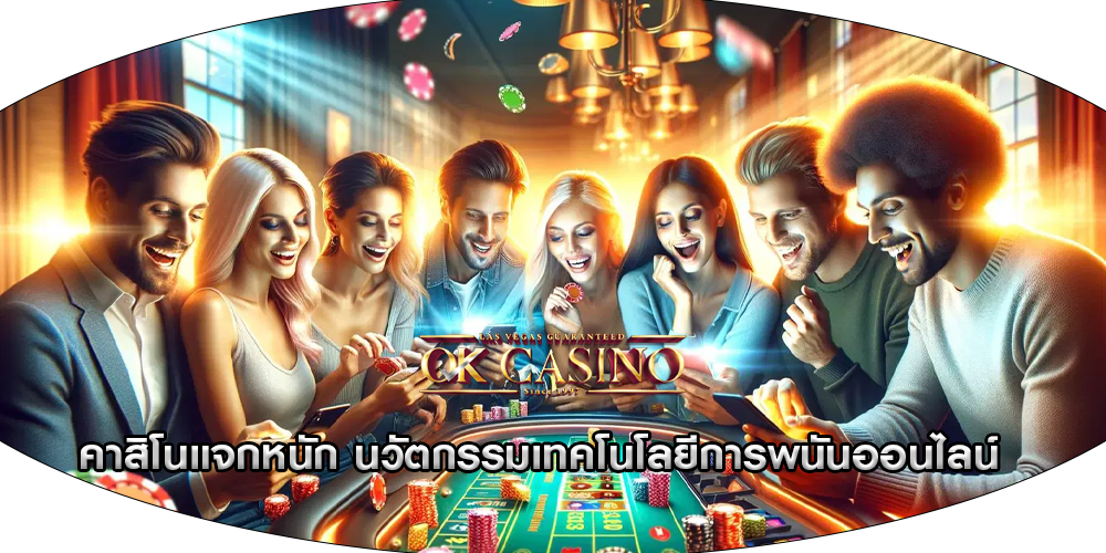 คาสิโนแจกหนัก นวัตกรรมเทคโนโลยีการพนันออนไลน์