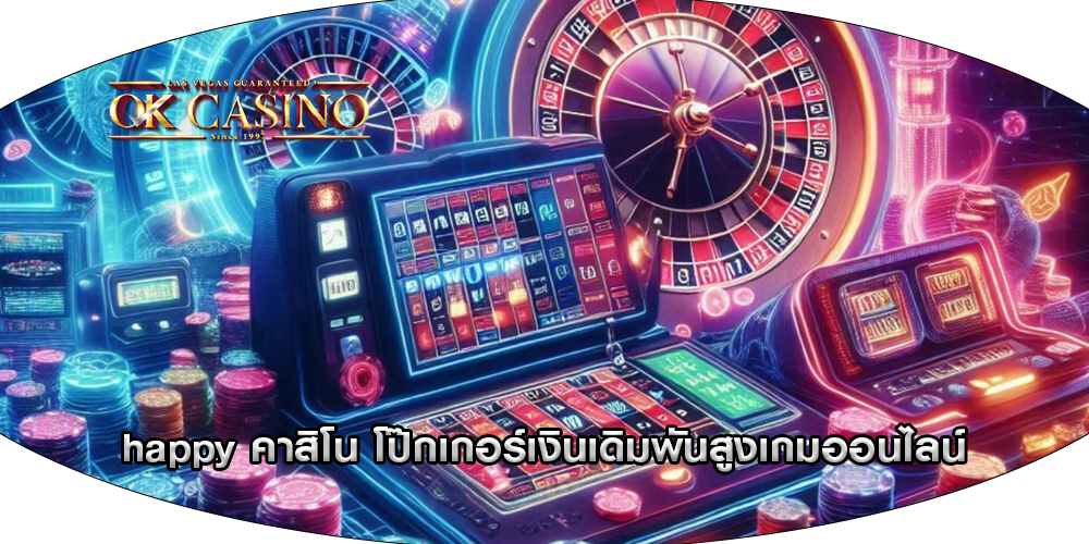 happy คาสิโน โป๊กเกอร์เงินเดิมพันสูงเกมออนไลน์