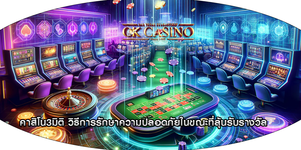 คาสิโน3มิติ วิธีการรักษาความปลอดภัยในขณะที่ลุ้นรับรางวัล