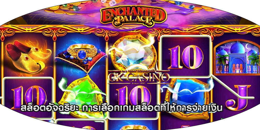 สล็อตอัจฉริยะ การเลือกเกมสล็อตที่ให้การจ่ายเงิน