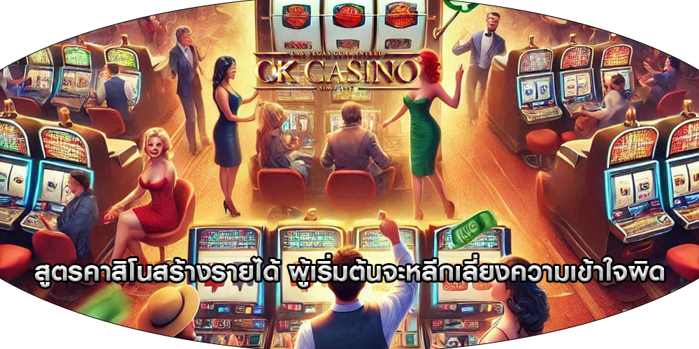 สูตรคาสิโนสร้างรายได้ ผู้เริ่มต้นจะหลีกเลี่ยงความเข้าใจผิด