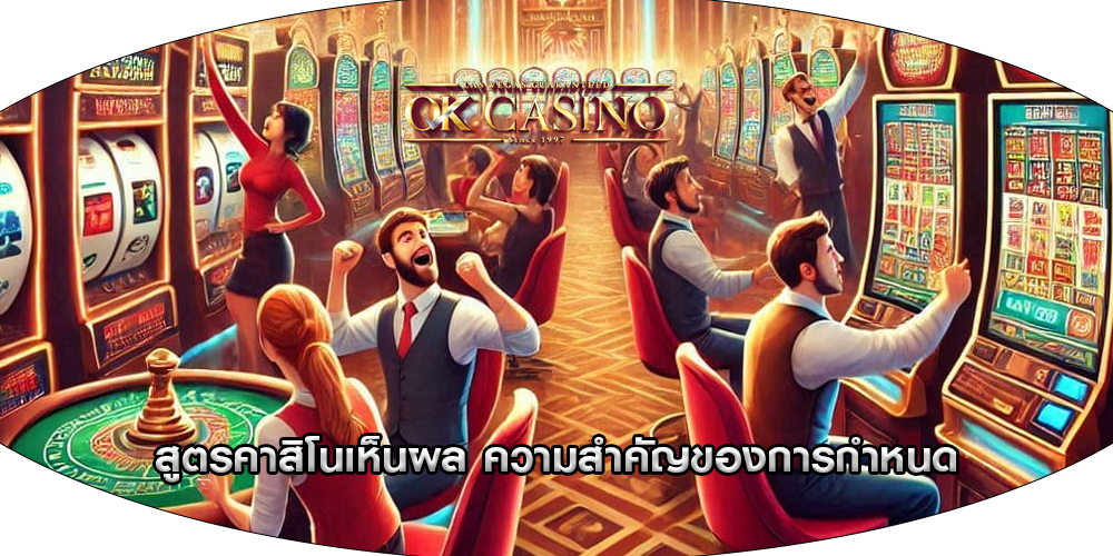 สูตรคาสิโนเห็นผล ความสำคัญของการกำหนด