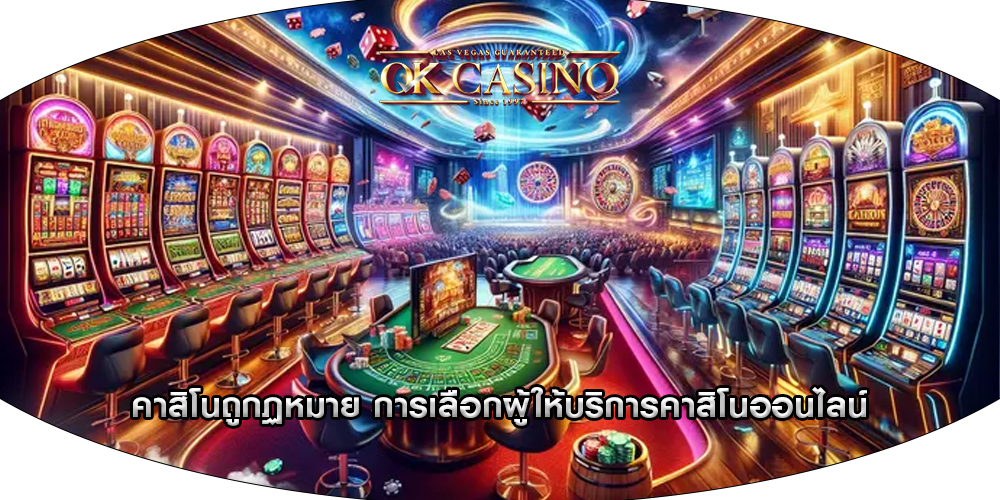 คาสิโนถูกฏหมาย การเลือกผู้ให้บริการคาสิโนออนไลน์