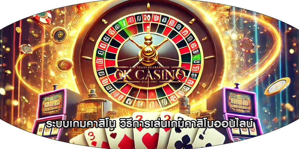 ระบบเกมคาสิโน วิธีการเล่นเกมคาสิโนออนไลน์