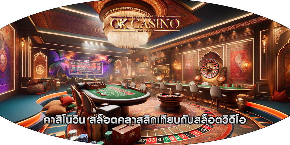 คาสิโนวิน สล็อตคลาสสิกเทียบกับสล็อตวิดีโอ